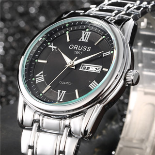 Yelly's~Shop奧瑞時新款鋼帶商務防水手錶男士時尚夜光腕錶工廠直銷石英錶批髮