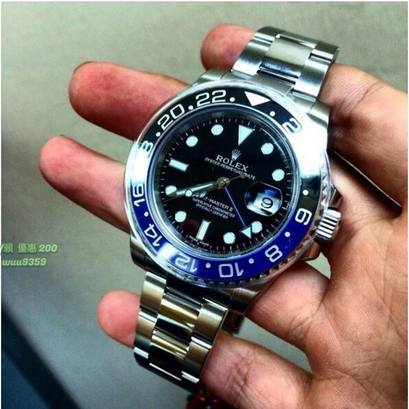Rolex 勞力士 GMT 藍黑框 116710 BLNR 陶瓷圈 11671 男士手錶