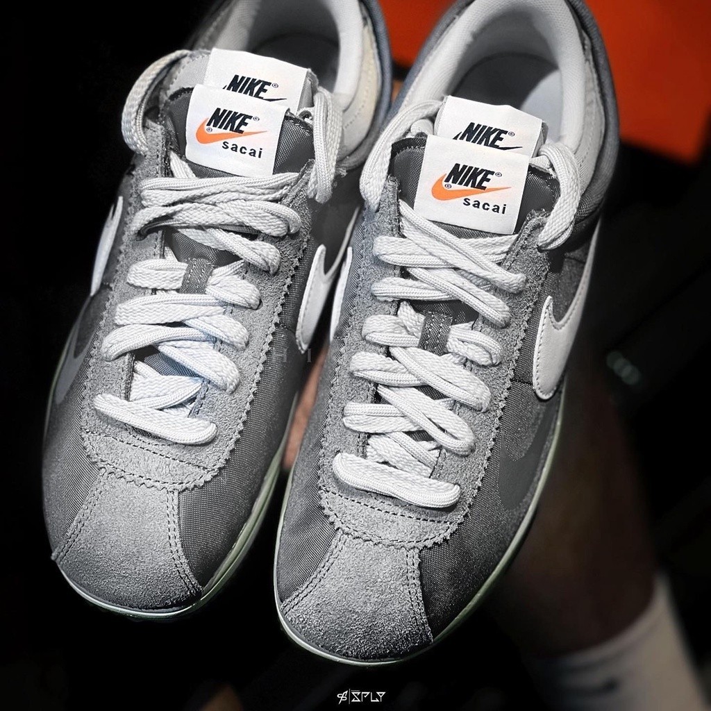 Sacai x Nike Cortez 4.0 Iron Grey鐵灰白DQ0581-001