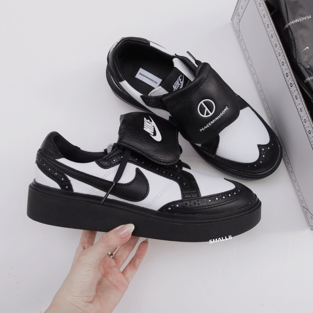 【正品】PEACEMINUSONE x Nike Kwondo 1 黑白熊貓 牛津鞋 GD DH2482-101