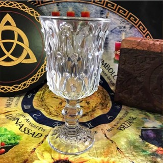 ZYM✨魔法用品魔法祭壇用品儀式聖杯玻璃花紋水杯祭壇儀式用品