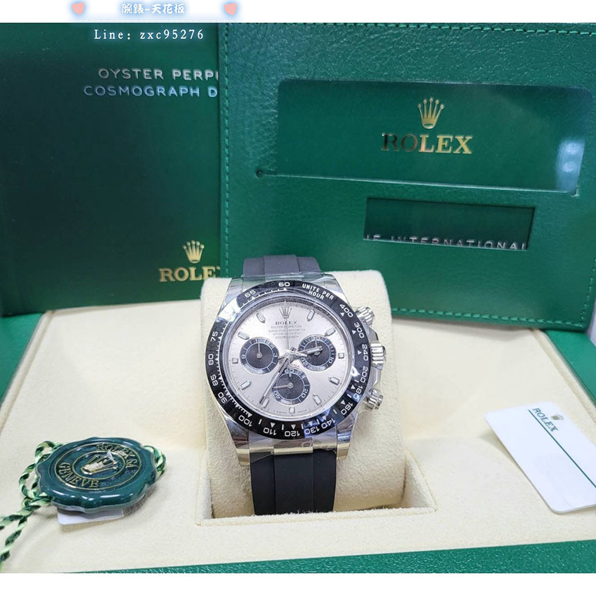 Rolex 勞力士 迪通拿 Daytona 116519Ln 灰面 白K金 陶瓷 21.12 116518腕錶