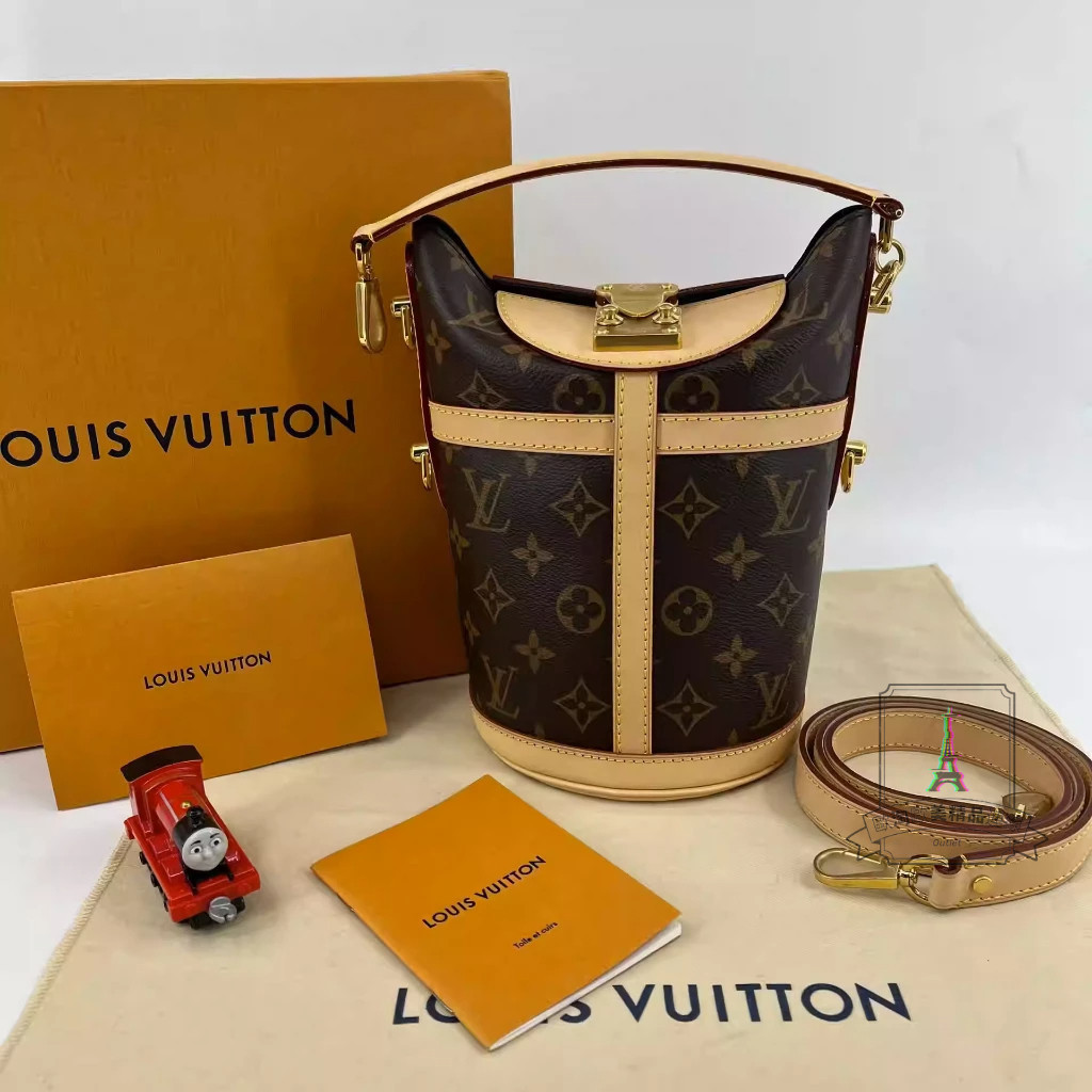 Louis Vuitton 路易威登 LV Duffle 經典 老花帆布 手提包 薯條包 M43587