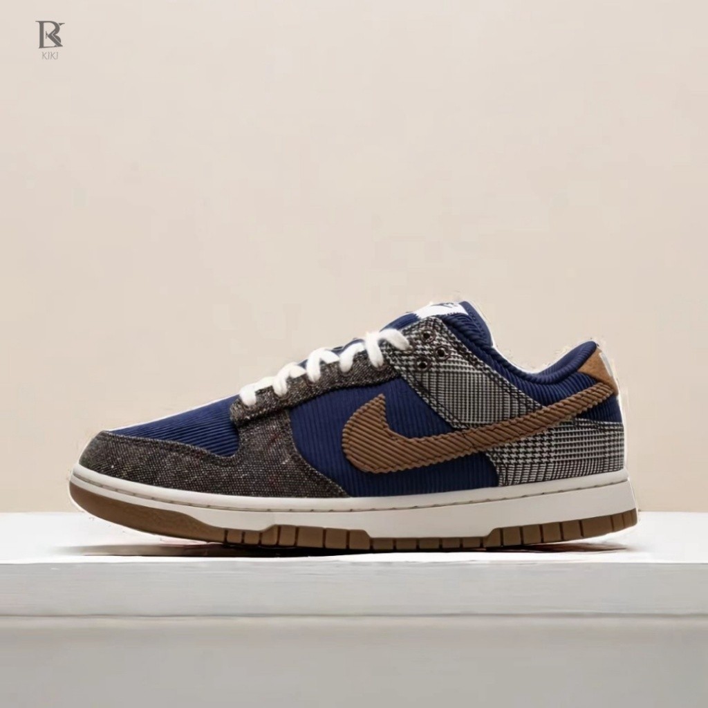 KIKI潮流 ΝΙΚЕ DUNK LOW Midnight Navy Brown 男女款 藍棕 FQ8746-410