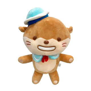 現貨 臺灣出貨 海洋公園 水獺兄弟玩偶-喬巴 25CM 絨毛玩偶 填充玩偶 玩偶 玩具 娃娃 抱枕 陪睡 安撫 生日禮物