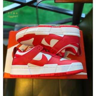 韓國代購 Nike Dunk Low Disrupt 白紅 休閒鞋 板鞋 白紅 CK6654-601