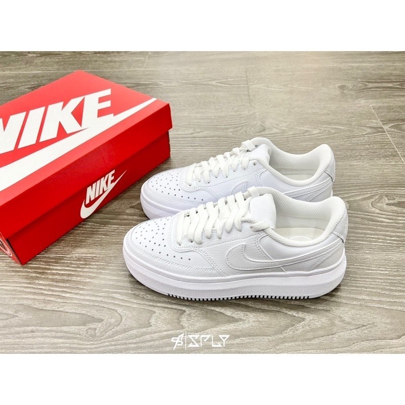【代購】Nike Court Vision Alta 全白 小白鞋 厚底 休閒鞋DM0113-100