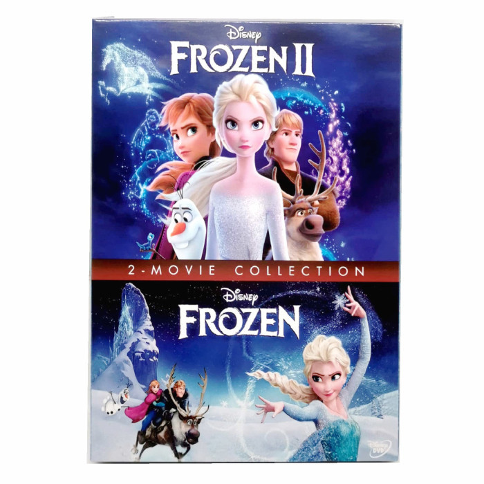 碟片 【⑤aoplp】冰雪奇緣 Frozen 1-2合集 2DVD 英文原聲高清動畫片兒童學英語