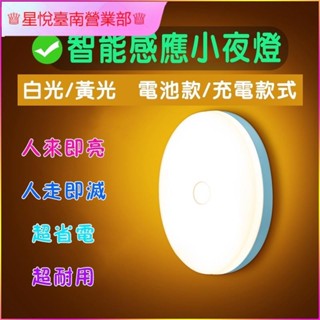 新竹出貨☍小夜燈感應燈櫥櫃燈床頭燈衣櫃走道燈壁走廊裝飾燈氛圍燈人體自動智慧開光光控感應LED省電USB電池迷你