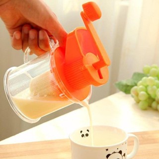 手動榨汁機 榨汁器 壓汁器 果汁機 擠檸檬器 多功能家用小型手動榨汁機手搖豆漿機迷你水果榨汁器嬰兒原汁機