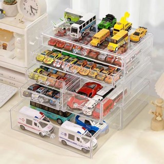 汽車模型收納架 公仔模型展示盒 模型車展示盒 1:64 收納盒 一字隔闆置物架 壁掛無痕置物架 汽車模型展示盒多美卡小車