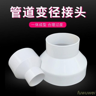新品 ABS塑膠新風管道變徑排風異徑大小頭PVC200管轉換接頭75100變150