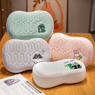 枕頭💕記憶棉乳膠冰絲午睡枕頭辦公室趴睡午休神器學生教室便攜式小抱枕 兒童枕頭 學生枕頭 居家好物