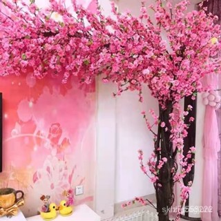 模擬櫻花樹 客廳裝飾 大型許願樹 新年掛件 婚慶假花 女生室內 擺件髮財 模擬櫻花樹 模擬榕樹 模擬盆栽