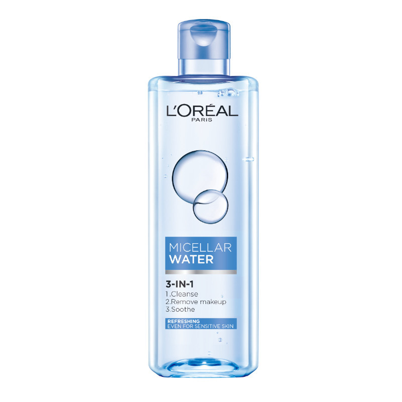 Loreal三合一卸妝潔顏水(清爽型)400ml【三友藥妝Tomod's】