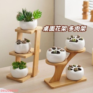 ⚡ 桌面花架 多架子 小花架 實木花架 桌面多架 多陳列架 置物架 展示架 實木架子 陽臺花架 模型展示架 公仔架