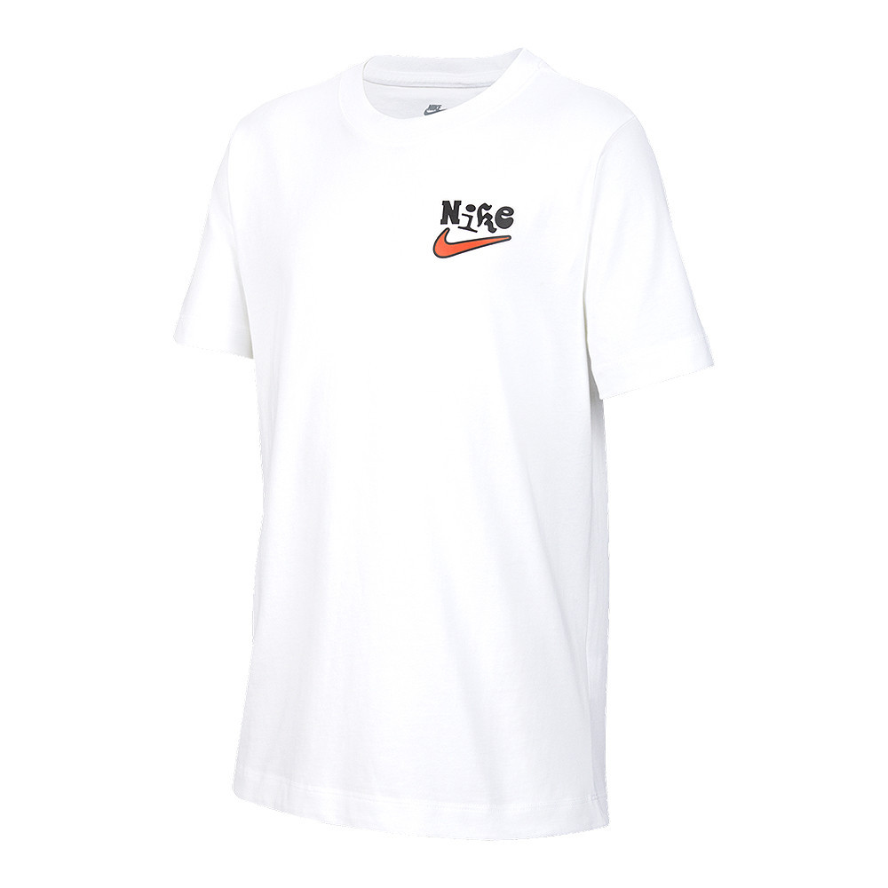 Nike Tee CREATE 2.1 Varzity 童裝 大童 白色 運動 休閒 短袖 FZ5169-100