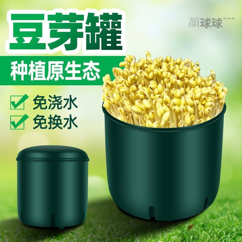 豆芽盤 育苗盒 種植盤 發芽神器 水耕盒 豆芽罐 傢用種植箱 芽菜盤 懶人專用懶人豆芽罐家用生豆芽機豆芽罐豆芽菜種植桶髮