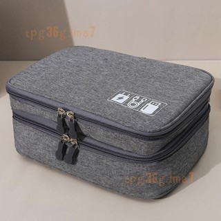 相機包數碼收納包三層雙層多功能旅行數碼包收納包耳機便攜3C電子包