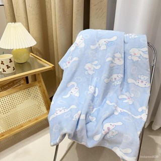 「巧思家居」 夏日空調毯 毛毯 毯子 午睡毯 親膚不起球 被子玉桂狗~可愛卡通小毛毯少女風秋冬午睡毯蓋毯宿捨休閒蓋毯沙