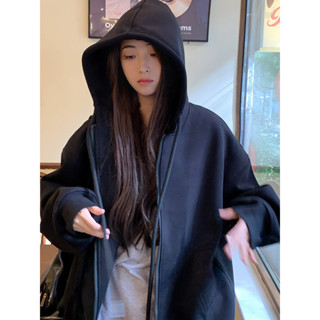 日常剛需高質感！外套 女生外套 開衫外套 顯瘦外套 連帽衛衣 黑色外套 秋天外套 刷毛外套 美式外套 寬鬆外套 冬上衣