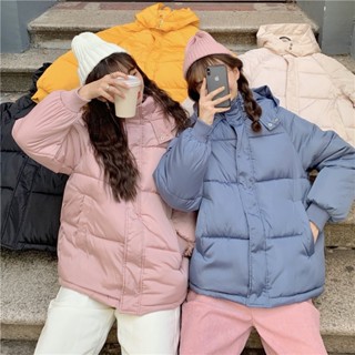 【柒月服裝~~】羽絨外套 鋪棉外套 防風外套 連帽外套 保暖外套 韓國代購 羽絨外套 羽絨衣 厚外套韓系 大碼女裝外套