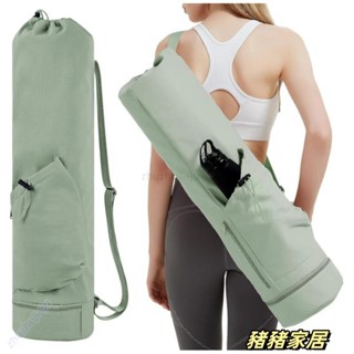 品質保障·瑜伽墊包帶水瓶口袋和底部溼袋運動瑜伽墊揹帶多功能收納袋Wenna