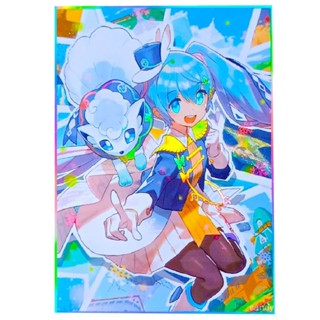 🎊灰灰精品🎊寶可夢卡套PTCG初音冰六尾閃光牌套官套diy卡牌保護套66x91 100張