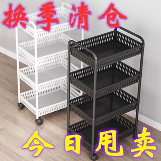 臺灣嚴選廚房置物架落地多層家用微波爐架子蔬菜收納架烤箱架儲物架帶輪子