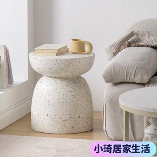 【熱銷】北歐北歐小茶幾 設計師邊幾 創意邊幾 奶油風 沙發桌 侘寂風 客廳邊幾 輕奢邊幾 沙發邊桌 客廳茶幾 邊XQJX