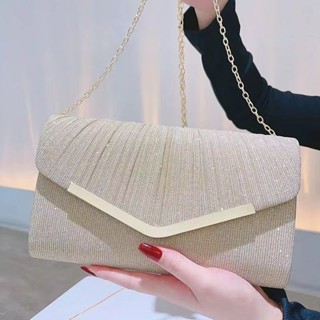 【時尚包包】時尚手拿包 2024新款 女款信封 名媛氣質 晚宴禮服 宴會單肩 婚禮旂袍包包