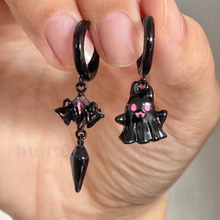 耳環✨小紅書同款 不對稱幽靈耳扣 ins 耳夾 可愛 甜酷風 小幽靈 送女生禮物 冷淡風 禮物 耳飾 飾品