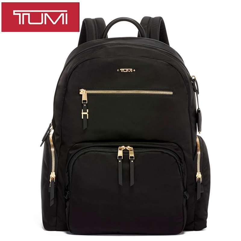 TUMI/tumi/D2D3tuming途明女版新款196300 休閒旅行背包 女士後背包 大容量防水時尚後背包 筆電