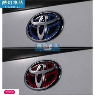 Myx車品適用於~車標誌貼 Toyota 豐田 方向盤貼 車標貼 yaris/altis/wish/Camry/rav4