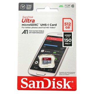 晟碟 SanDisk Ultra 512GB A1 UHS-I microSDXC 記憶卡 SDSQUAC(平行進口)