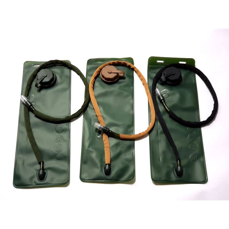 【軍需處】軍規3.0L內水袋(3000cc 可搭配戰術背心、登山戰術背包使用)(綠色/泥色/黑色)