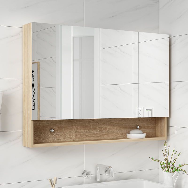 鏡櫃 鏡箱 浴室 智能浴室鏡櫃鏡箱掛墻式單獨衛生間厠所洗手間鏡子帶燈儲物櫃定製