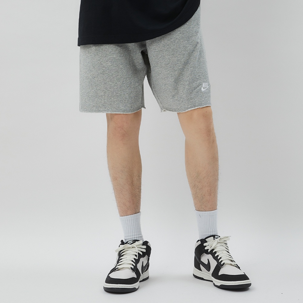 Nike ASMNK CLUB ALUMNI LBR FT SHORT 男 灰 休閒 運動 短褲 DX0767-063