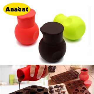 3 Colors Silicone Melted Chocolate Cup Baking Chocolate Pot