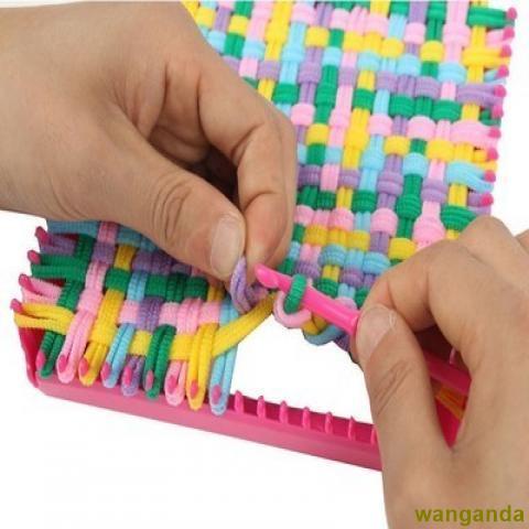 #夯品推薦#優質兒童手工織布機DIY布藝繩圈編織器 兒童女孩玩具兒童節禮物