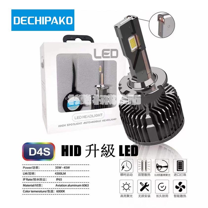 『機械師』適用豐田 寶馬 LED D1S D2S D3S D4S 高亮45W汽車大燈氙氣燈升級LED無損直上帶解碼LED