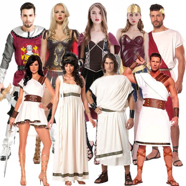 萬圣節cos成人服裝斯巴達凱撒古羅馬武士衣服女戰士演出服斗士裝