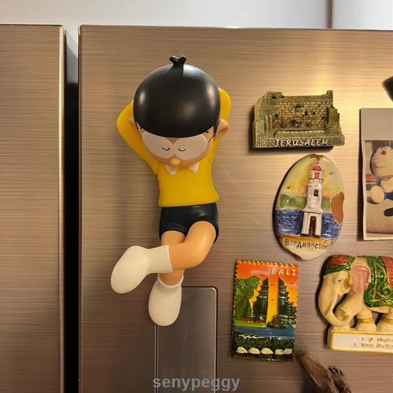 免運🎈哆啦A夢大雄冰箱貼機器貓磁貼日本個性創意3D立體卡通裝飾磁力貼 叮當貓冰箱貼 小丸子冰箱貼🎁