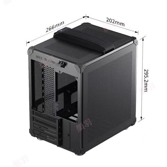 JONSBO 黑色MATX 前置Typec 手提式主機殼 小機殼 C6 3風扇位手提 ITX機殼 白 &lt;顔羽abcM&gt;