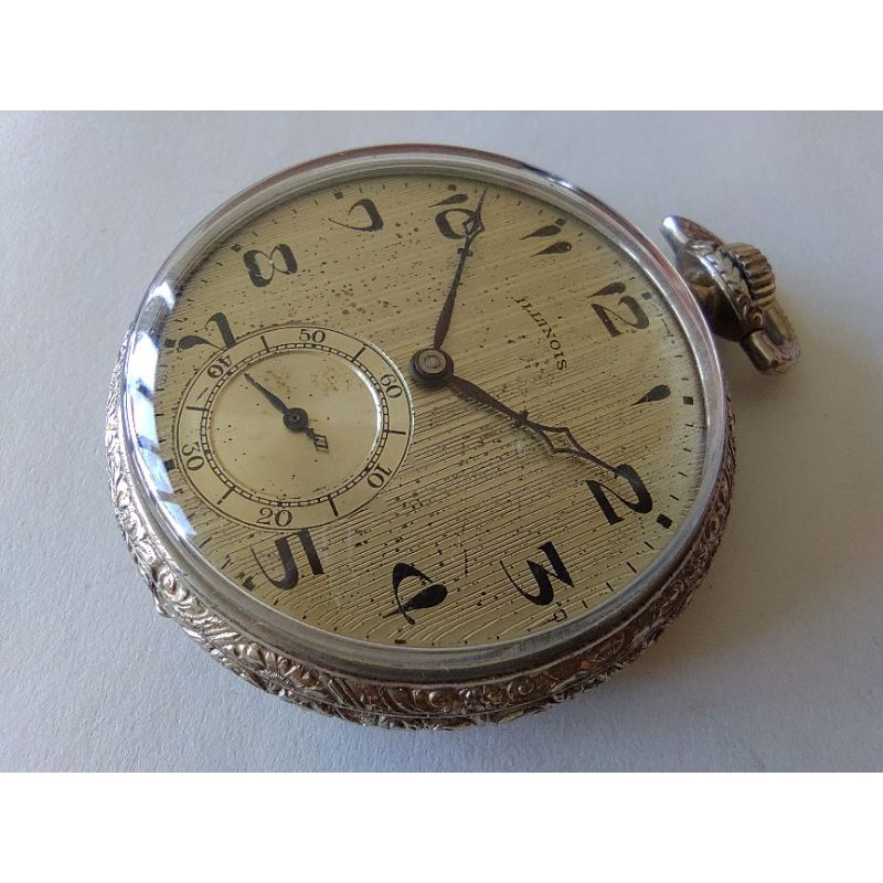 美國稀有的古董伊利諾Illinois懷錶1121008-4