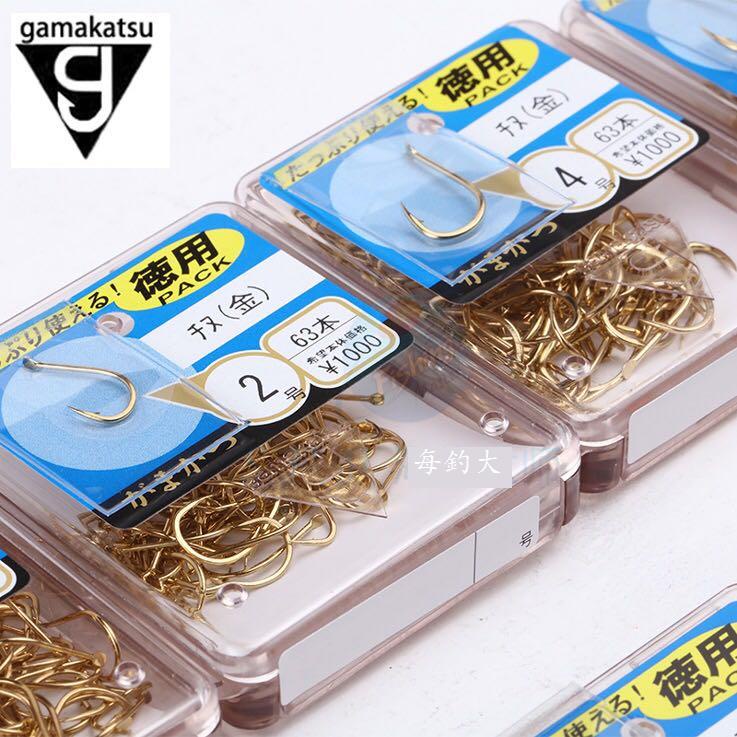 日本 魚鉤 gamakatsu 伽瑪卡茲 盒裝 德用 千又 金鉤 倒刺 磯釣 海釣 漁具 利