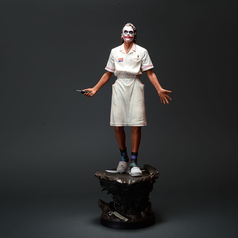 新品❥【嚴選款】護士小丑漫威DC系列希斯萊杰護士服小丑男手辦模型擺件