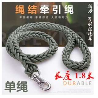 狗狗牽引繩大中型犬狗鏈寵物用品金毛德牧拉佈拉多遛狗繩子拴狗繩 大型寵物狗狗牽引繩 八股牽引繩牽引帶 臺灣熱賣
