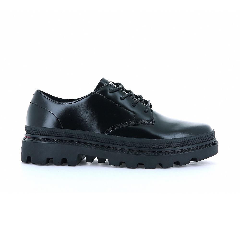Palladium Pallatrooper OX-1 男女 黑 經典牛皮 法式軍靴 低筒 休閒鞋 77209-010