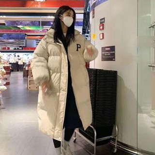 【Wik】冬天外套 羽絨外套 羽絨衣 羽絨服 棉服 棉襖 羽絨棉服女冬新款中長款ins加厚過膝棉襖韓係棉衣